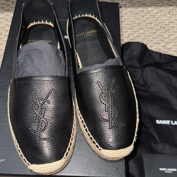 Saint Laurent Other - Saint Laurent Black Leather Loafers Classic Slip-Ons